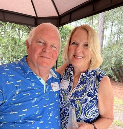 Chief Kevin Murphy and Cindy Murphy at the Fire Police appreciation dinner